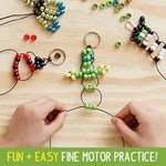 Create Your Own Bead Pets Kit with 600+ Pony Beads, 6 Key Rings & Storage Box