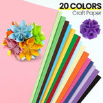 Bulk Colored Construction Paper for Arts and Crafts, 2000 Sheets, 8.5 x 11'' and 12 x 18''