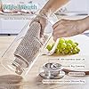 2 Liter 68 oz Glass Pitcher with Lid and Spout, Bivvclaz Water Pitcher for Fridge, Glass Carafe for Hot/Cold Water, Large Iced Tea Pitcher for Coffee, Juice and Homemade Beverage
