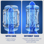 Male Masturbator Sex Toys For Men - Pocket Pussy Squeezable Adult Sex Toy, Sucking Stroker Penis Sleeve With Spiral Tunnel, Realistic Vagina Lips Textured Couple Gay Sex Toys & Games For Blowjob