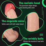 7.8 Inch Realistic Dildo, Anal Dildo Body-Safe Material With Strong Suction Cup Realistic Penis For G-Spot Stimulation Dildos Anal Sex Toys For Women And Couple