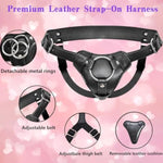 Adjustable Strap On Harness Adult Sex Toys,Comfortable And Secure Strapless Desi Unisex Adult Sex Toy.Adjustable Velcro Straps, For Men, Women, Lesbian Couples, Pegging Play (Black)