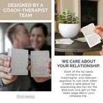 Sexpectations Card Deck - Conversation Starters For Couples - 52 Questions On Intimacy - Fun Marriage Road Trip Cards Game - Communication In Relationships - Honeymoon - Wedding Gift