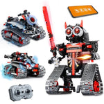 Robot Building Kits For Kids - Stem Birthday Gifts For 6 7 8 9 10 11 12+ Year Old Boys - 3 In 1 Robotics Toy With App & Remote Control Coding, Educational Diy Science Project