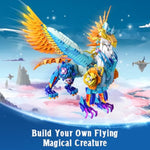 Magical Creatures Building Set For Kids Age 10+ And Adults, Buildable Flower Animal Toy For Home Decor, Birthday Gift Idea For Boys Girls Teens And Adults (1212 Pieces)