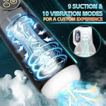 Male Masturbator Sex Toys For Men, Penis Pump With 10 Sucking & Vibrating Modes, Mens Sex Toys With 3D Realistic Textured, Blowjob Adult Toy Male Vibrator Adult Toys For Men