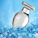 Crystal Large Anal Plug, Large Glass Butt Plug Dilator Sex Slave Prostate Massage Transparent Anus Training Adult Sex Toy For Men Women Masturbation