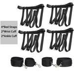 Bdsm Sex Bondage Restraints Kit Toys Cuffs Set Bed Restraint Straps For Adult Play Queen Sized Bed Fuzzy Sex Handcuffs Hand Cuff Bracelets Set For Women Adults Bedroom Couples Thigh Restraints Sweater