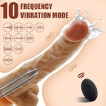 Strap On Vibrating Dildo Harness For Pegging,Realistic Anal Dildos With Remote Control & Bullet Vibrator,Wearable Penis G Spot Stimulator Vagina Massager Suction Cup Sex Toys For Women Lesbian Couple