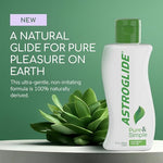 ASTROGLIDE Pure & Simple Naturally Derived Water-Based Lubricant, 5 Fl Oz