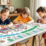 Passover Games Giant Passover Coloring Poster with 18 Paint Pens for Kids and Adults