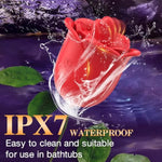 Clit Licker, Rose Sex Toy, Forceful Tongue Toy For Women, Rose Vibrator For Women'S Oral Sex Pleasure Adult Toys & Games With 12 Vibration & 10 Tongue Licking Modes (Red)