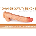12 Inch Realistic Dildo Body-Safe Material Lifelike Huge Penis With Strong Suction Cup For Hands-Free Play, Huge Thick Anal Penis Flexible Cock Adult Sex Toys For Women & Men (Flesh)