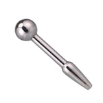 Stainless Steel Urethral Sound With Pink Gem Waterproof Urethral Dilator For Male Masturbation And Couple Play Solid Length (C—051)