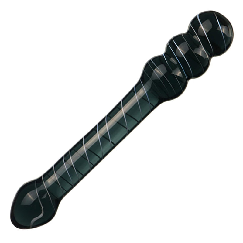Crystal Glass Pleasure Wand Dildo Penis,Double Ended Dildo Crystal Penis G-Spot Stimulator Women Masturbator Butt Plug Anal Sex Toy Glass Double Ended Dildo For Men Women(Style 4)