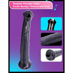 Super Long Horse Dildo 17Inch Huge Big Black Cock Thick Animal Dildo Giant Anal Plug Adult Sex Toys For Men And Couples (Black)