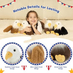 3 Packs Gorilla Stuffed Animals, Orangutan Plush Toy Gifts For Kids 12 Inches