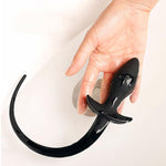 Bdsm Silicone Anal Plug Adult Sex Toys Dog Tail Anal Plug With T-Shaped Base Sex Masturbation G-Spot Toys For Women Men Gay Couples Sex Sm Game Cosplay Bedroom