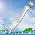 Crystal Glass Pleasure Wand for Men and Women - Anal Dildo with Plump Beads Style