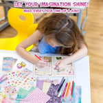 2 Pack DIY Journal Kit for Girls Ages 8-14, Scrapbook & Diary Craft Set