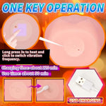 Automatic Male Masturbator Self Continuous Heating Channel 6 Vibration Modes Hands Free Electric Pocket Pussy Male Stroker With 3D Realistic Textured For Penis Stimulation 1.8Lb Adult Sex Toy