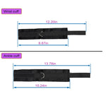 King Size Bed Restraints Belts For Wrists And Ankles Restraint Ropes & Lanyards Adult Play Sex Tie Down For Queen Size Bed Straps Under Mattress For King Bed Bondage Restraints Kit For Couples Sweater