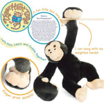 Chance The Chimpanzee - 14 Inch (With Hanging Arms Outstretched) Large Hanging Monkey Chimp Stuffed Animal Plush Ape