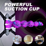 Silicone Suction Cup Dildo Mount Set With 3 Pcs Monster Knot Dildos (7.9", 10", 13") Strap On To Sex Swing Chair Ride, Realistic Large Fantasy Horse Dildo Pillow Machine Saddle Sex Toy For Women Men