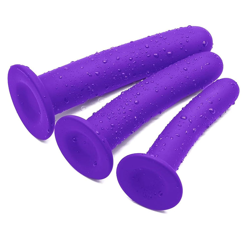 3Pcs Dildo Set Silicone Anal Dildo Anal Butt Plug Anal Toys With Powerful Suction Cup For G-Spot Stmulation Prostate Massage Anal Sex Toys For Men Women Couples Beginner Anal Training Masturbation