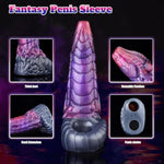 Reusable Penis Extender Sleeve - 7.5" Girth Enhancer For Men | Male Enhancement Sleeve | Thick Cock Sleeve Sex Toy For Maximum Stimulatio