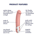 Master Vibrator Sex Toy | Adult Toys For Women | Xxl G-Spot Clitoral Stimulation Vibrator | Vibrating Sexual Pleasure Device | Stimulation Vibrators | Female Wellness Tools | Woman Sextoy