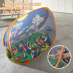 Zombie Shooting Game Practice Target Toys Foam Blaster Sets?With 2 Foam Dart Blasters 40 Foam Darts?Halloween Indoor Activity Game For Kids?Compatible With Nerf Guns