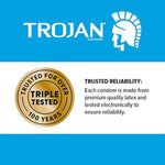 Trojan Bareskin Thin Premium Lubricated Condoms - 24 Count & Extended Pleasure Climax Control Extended Pleasure Condoms, 12 Count