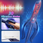 Penis Vibrator With Vibrating Urethral Sound Silicone Male Masturbator 10X3 Vibration Modes Six-Clawed Stimulation Glans Training Tool Sex Toys For Men And Couples