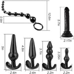 34-Piece Bondage Restraint Set – Adult BDSM Kit with Handcuffs, Anal Toys & More
