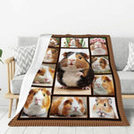 Guinea Pig Blankets, Guinea Pig Throw Blankets, Gifts For Women Men Boys Girls Lover Adult Cozy Fleece Flannel Bedding Stuff Animal Plush For Couch Sofa Bed 50"X40"