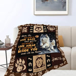 Husky Blanket Cute Huskies Flannel Plush Throw Blanket Cozy Pet Animal Decor Fleece Stuff Blanket Gifts For Dog Lover Girls Boys Kids Adults Women Bed Travel 40"X50"