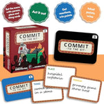 FITZ Commit to The Bit Adult Party Game - Fast-paced Improv Game for Hilarious Group Play, NSFW Rated R Version for Ages 17+, 4+ Players