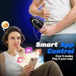 Male Sex Toy For Men - Male Masturbator Penis Trainer Adult Toys, App Control Sex Toys For Men, Mouth-Wrapped Men'S Sex Toy With Heating Rod, Lcd, Sex Machine Adult Sex Toys & Games