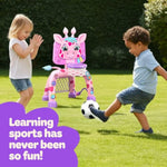 , Giraffe Basketball Hoop & Soccer Goal Activity Center | 30+ Sounds & Lights | 1, 2, 3+ Year Old Gift & Birthday Present | 6, 12, 18, 24+ Month Toy For Baby, Toddler, Boys, & Girls