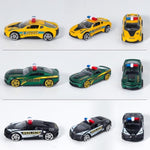 1:64 Die-Cast Police Car Toy Set For Kids Ages 3 4 5 6 7 8 Years Old(6 Pcs), Mini Alloy Vehicle Toys, Cake Topper Birthday Gifts Goodie Bags Party Favors For Boys And Girls Kid