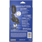 Lock N Play Wristband Remote Panty Teaser- Waterproof Silicone Sex Toys For Couples - 12 Vibe Function Adult Remote Vibe Massager - Black, 1Count