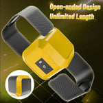 Male Masturbator Sex Toys For Men - Open-Ended Stroker Adult Toys With 7 Thrusting & Rotating Modes For Penis Stimulation, Blowjob Machine Male Vibrator With 3D Elastic Soft Sleeve (Yellow)