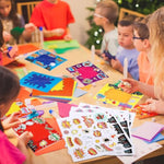24 Sets Hero Theme DIY Picture Frame Crafts with Stickers