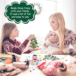 18 Sets Christmas Felt Craft Kits for Kids, DIY Snowman Wall Hanging Decorations