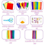 2000 Piece DIY Arts and Crafts Supplies Kit for Kids
