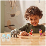 PAW Patrol Jungle Pups, Figurines Articulées Marshall, Skye & Elephant Avec Lance-Projectile, jouets Pour Les garçons, Black