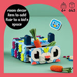 Creative Animal Drawer Building Set, DIY Mosaic Storage Box Craft Toy for Kids Ages 6+