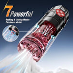 Male Masturbator Penis Pump - Male Sex Toys For Men With Upgrade 12 S Vacuum Pump & 7 Thrusting Rotating Vibrating Sucking Licking Lcd Adult Toys Mens Sex Toys Pumps & Enlargers
