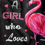 Flamingo Gifts, Flamingo Gifts For Girls Women, Just A Girl Who Loves Flamingos, Flamingos Blanket 40"X50", Flam Decor, Presents For Flam Lovers
